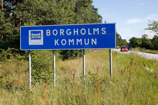 Borgholm, İsveç - 22 Ağustos 2017: Borghol