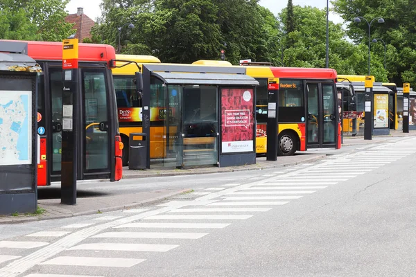 Hellerup Denmark June 2022 Hellerup Railroad Station Bus Stop Copenhagen — Stock fotografie