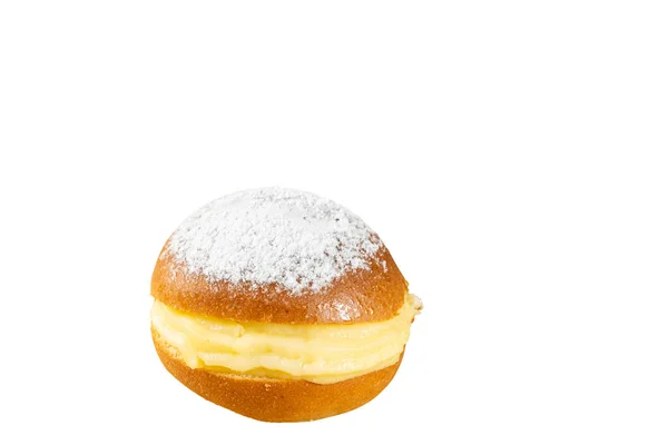 Close Donuts Creme Brasileiro Tradicional Fundo Brasileiro Sweet White — Fotografia de Stock