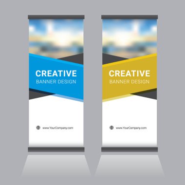 Standee afiş tasarımını katla