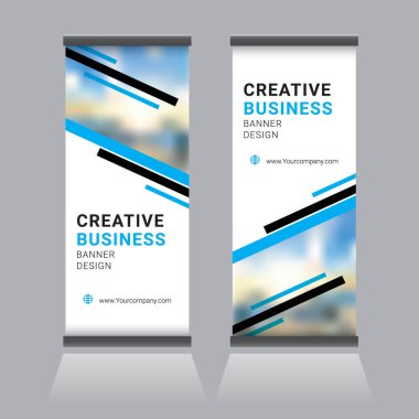 Standart pankart tasarım şablonunu katla