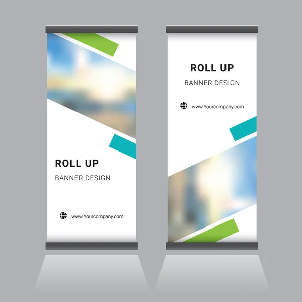 Plantilla Diseño Banner Moderno Roll Standee — Archivo Imágenes Vectoriales