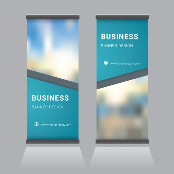 Modelo Design Banner Moderno Roll Standee — Vetor de Stock