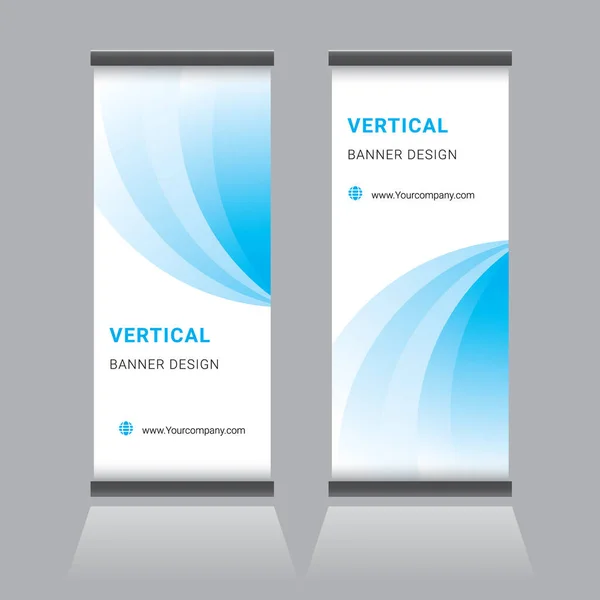 Modello Moderno Design Banner Roll Standee — Vettoriale Stock