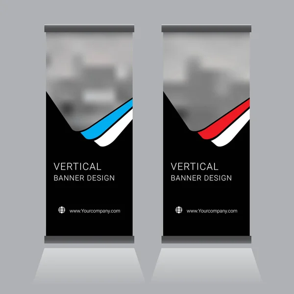 Modello Design Banner Standee Aziendale — Vettoriale Stock