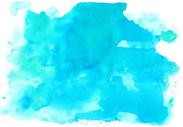 Blue Abstract Watercolor Background White Background — Stock Photo, Image