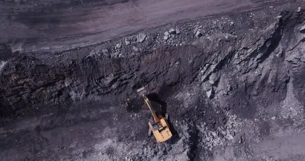 Belovo Rússia Maio 2019 Vista Aérea Processo Mineração Carvão Uma — Vídeo de Stock