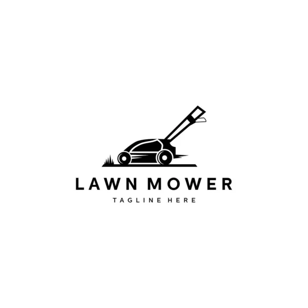 Land Mower Logo Icon Vector Illustration Template — Image vectorielle