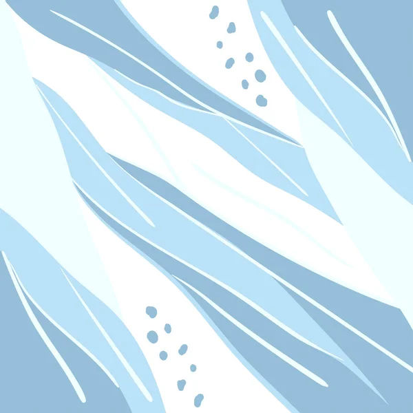 抽象的な氷のシャードと泡の形を持つベクトル冬の背景 — ストックベクタ