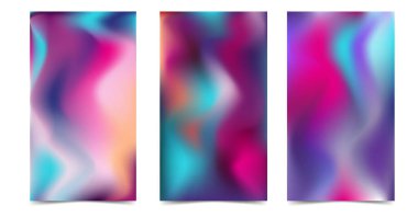 Renkli vektör instagramı modern değişken arkaplan.