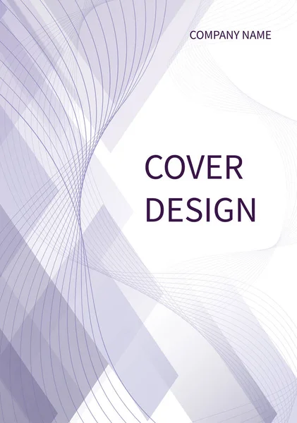 抽象紫色の線のパターン ベクトル幾何学的な現代の背景デザイン 紫の幾何学的なテクスチャ ベクトルイラスト フォルダ はがきのテンプレート — ストックベクタ