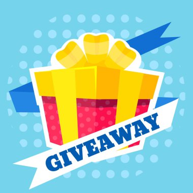 Renksiz hediye paketi hediye paketi. Müşteriler için motivasyon. Sınav, hediye postası, içinde kurdele ve bayram sürprizi olan hediye kutusu ödülü. Vektör illüstrasyonu.