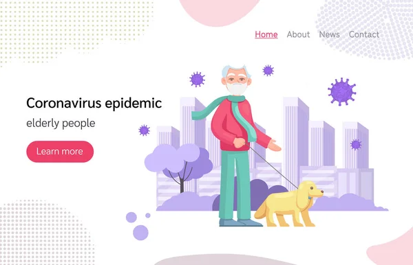 Koronavirus Číně Wuhan Coronavirus 2019 Ncov Zastavte Koronový Virus Starší — Stockový vektor