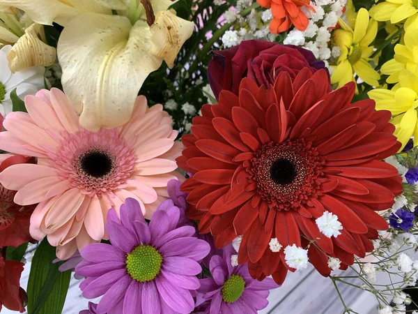 Close Some Flowers Bouquet —  Fotos de Stock