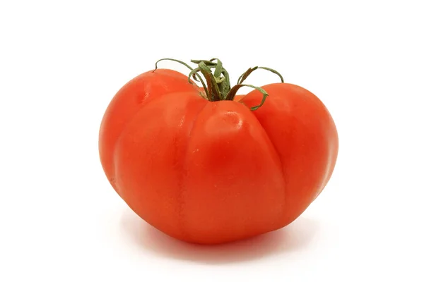 Une Salade Entière Tomates Isolées Sur Fond Blanc — Photo