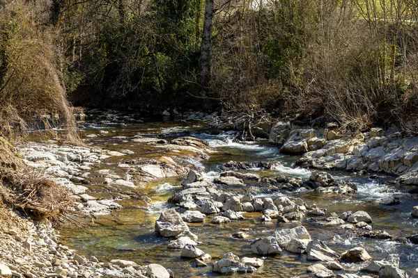Wasser Des Flusses Salazar Der Durch Das Tal Fließt — Stockfoto