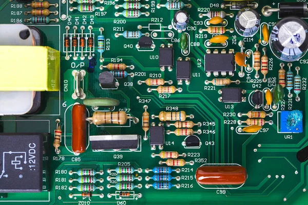 Elektroniczna Karta Części Komputerowe — Zdjęcie stockowe