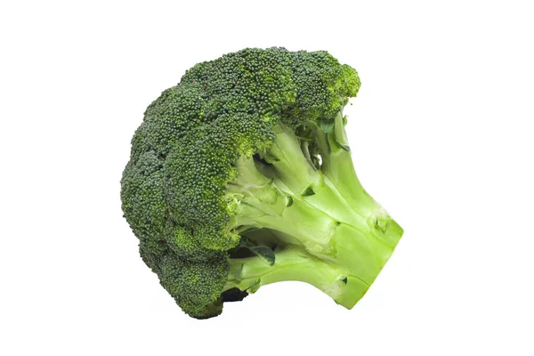 Fresh Green Vegetable Broccoli White Background — Stock Photo, Image