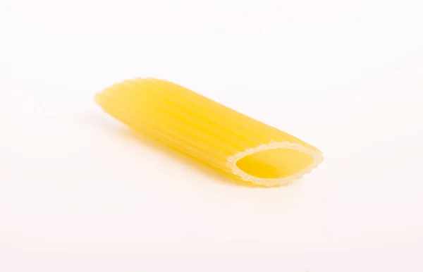 Pezzo Pasta Fondo Bianco — Foto Stock