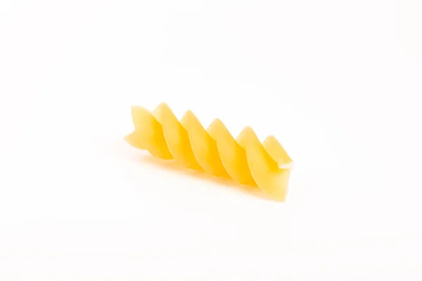 Pezzo Pasta Fondo Bianco — Foto Stock