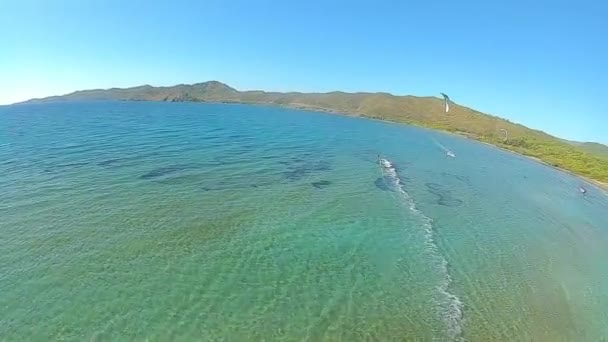 运动员在度假时冲浪 土耳其 马尔马里斯 布拉特贝海湾 户外运动和度假概念 — 图库视频影像