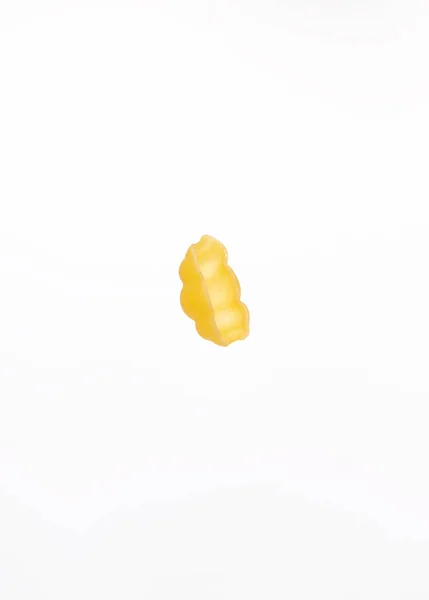 One Piece Pasta White Background — Stock Photo, Image