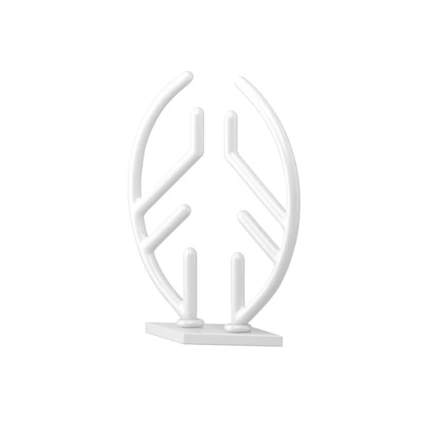 Minimalist Xmas spruce three dimensional decorative element realistic vector illustration — Stok Vektör