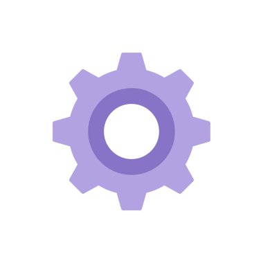 Basit dişli dişli mekanizma vektör düz çizim. Makine endüstrisi mühendisliği gelişimi