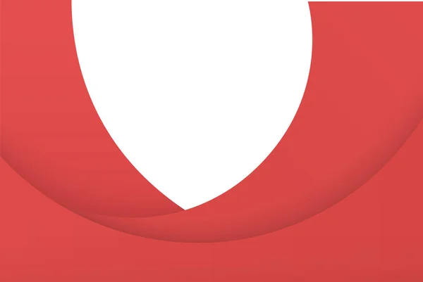 赤の現実的な円の境界マルチレベル動的トンネル広告プロモーションバナーの背景ベクトル — ストックベクタ