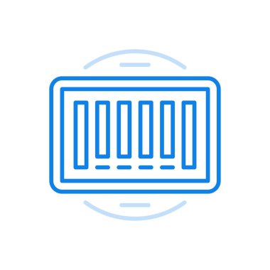 Stok istatistik vektör çizgisi simgesinden alıntılar yapıyor. Finansal stoklar ve yatırımlar için dalgalanma verileri. Pazarlama bilgi sütunlarını ölçeklendir. Analitik bilgilerle sunum iş diyagramları.