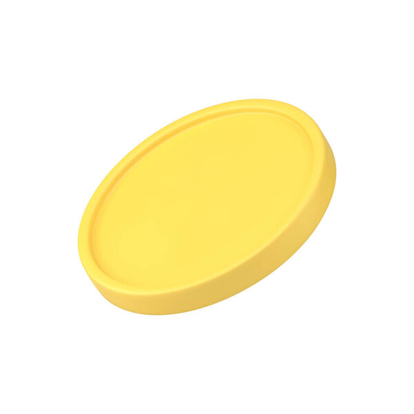 Желтые летающие денежные монеты деньги фортуна игра финансовая независимость реалистичная 3D иконка векторной иллюстрации. Глянцевая валюта Банковские сбережения