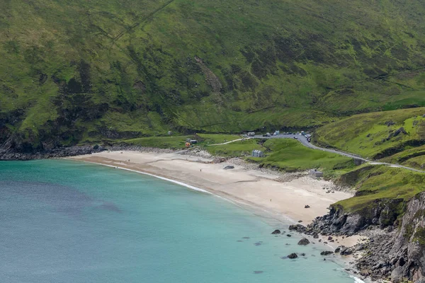 Keem Beach Sull Isola Achill Mayo Sud Ovest Dell Irlanda — Foto Stock
