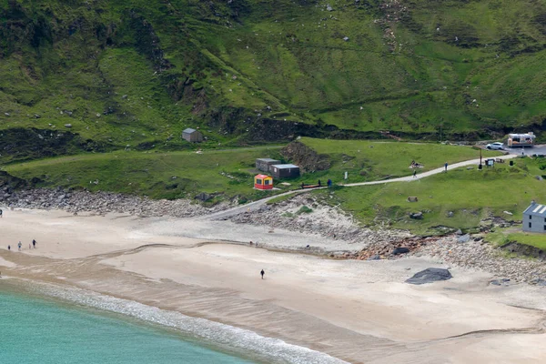 Keem Beach Sull Isola Achill Mayo Sud Ovest Dell Irlanda — Foto Stock