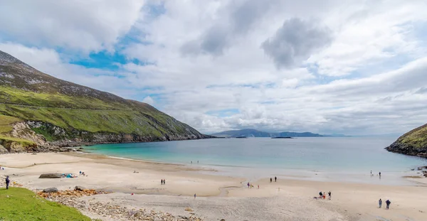 Keem Beach Spiaggia Più Bella Irlanda Achill Island Mayo South — Foto Stock