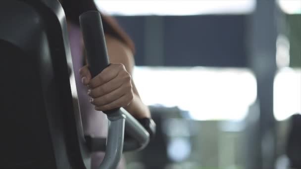 Mulheres Asiáticas Fazendo Exercícios Aptidão Exercícios Para Fortalecer Músculos Força — Vídeo de Stock