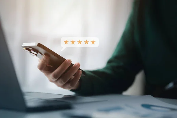 Product or service review ideas from customers, writing reviews from customers who use the products and services of the store to express their satisfaction and increase the credibility of the store.