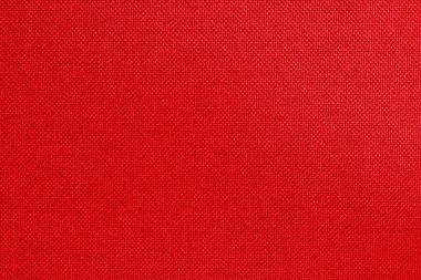 Arka plan için koyu kırmızı kumaş dokusu, doğal tekstil dikişsiz desen.