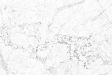 Beyaz gri mermer pürüzsüz ışıltı desenli arka plan, doğal desenli fayans taşı zemininin karşı görüntüsü..