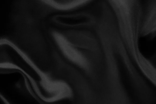 Black Grey Fabric Texture Background Detail Silk Linen Pattern — Stock Photo, Image