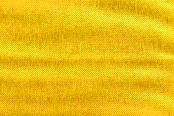 Tecido Linho Amarelo Dourado Textura Pano Para Fundo Padrão Têxtil — Fotografia de Stock