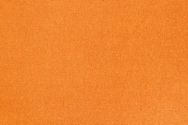 Arka plan için turuncu pamuk kumaş dokusu, doğal tekstil deseni.