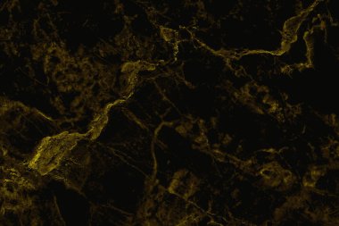 Arkaplan ve tasarım için yüksek çözünürlüklü, iç veya dış görünüme sahip siyah altın mermer dikişsiz yapı, karşı üst görünüm.