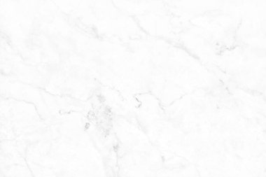 Tasarım sanat çalışmaları ve iç veya dış tasarım için kusursuz desenli yüksek çözünürlüklü beyaz mermer arkaplan.