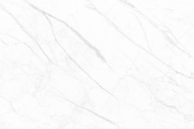 Tasarım sanat çalışmaları ve iç veya dış tasarım için kusursuz desenli yüksek çözünürlüklü beyaz mermer arkaplan.