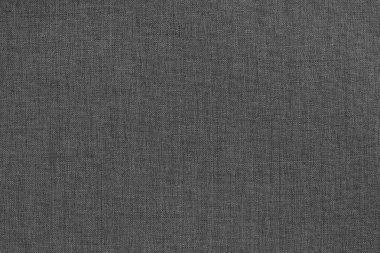 Black grey fabric cloth texture for background, natural textile pattern.