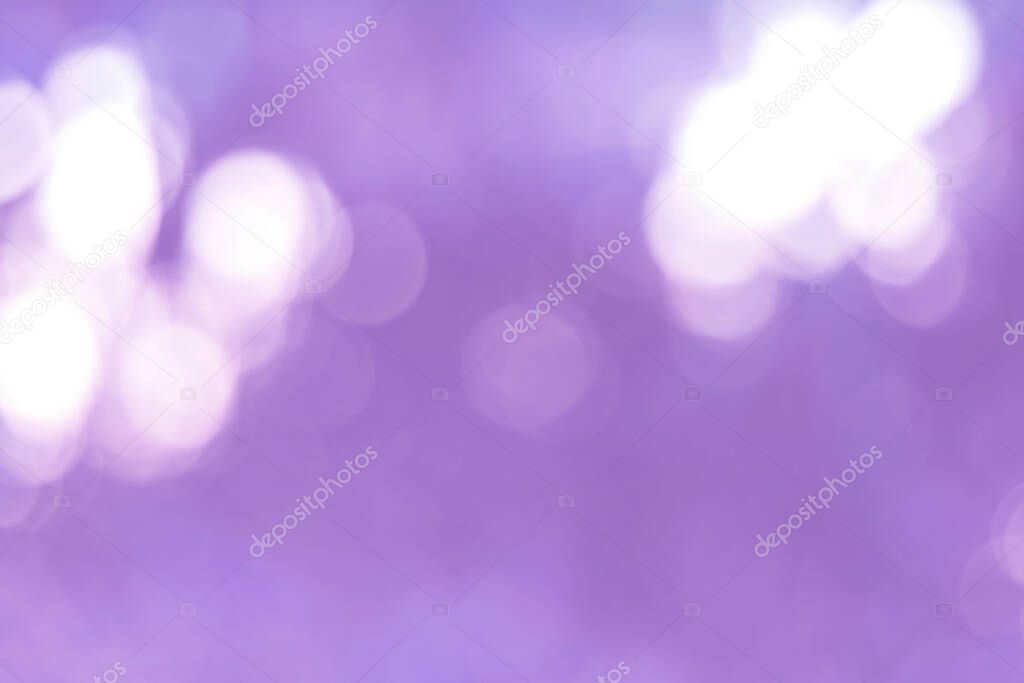 Purple pastel bokeh background, blurred multicolor with out of focus.