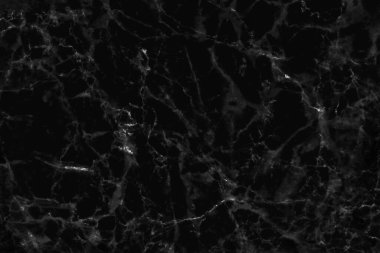 Siyah gri mermer, pürüzsüz parıltı desenli arka plan, doğal desenli fayans taşı zemininin karşı görüntüsü..