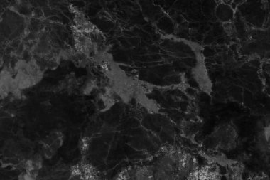 Siyah gri mermer, pürüzsüz parıltı desenli arka plan, doğal desenli fayans taşı zemininin karşı görüntüsü..