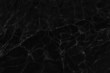 Arkaplan ve tasarım iç veya dış görünümü için yüksek çözünürlüklü siyah mermer dikişsiz doku, karşı üst görünüm.