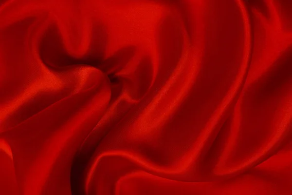 Tmavě Červená Tkanina Textura Pozadí Detail Hedvábí Nebo Plátno Vzor — Stock fotografie